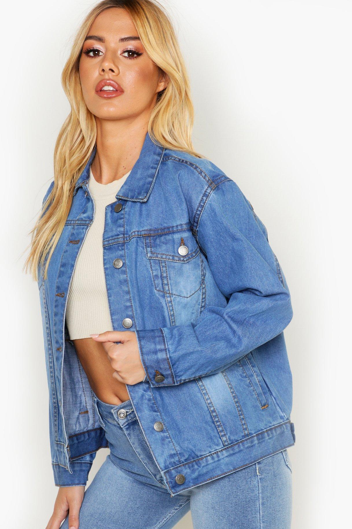 Boohoo petite hot sale denim jacket